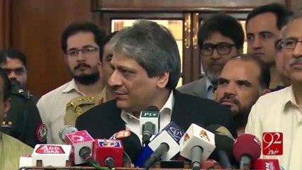 Farooq Sattar expresses his anger over removing Sindh Governor 10-11-2016 - 92NewsHD