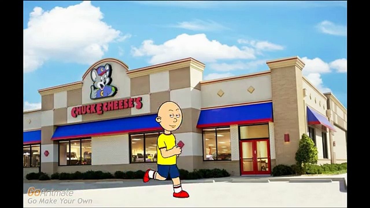 Caillou goes to Chuck E Cheese while Grounded