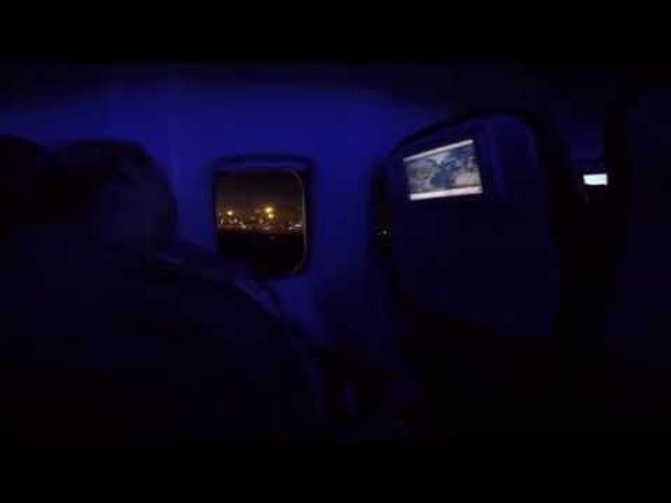 Flying to Iceland