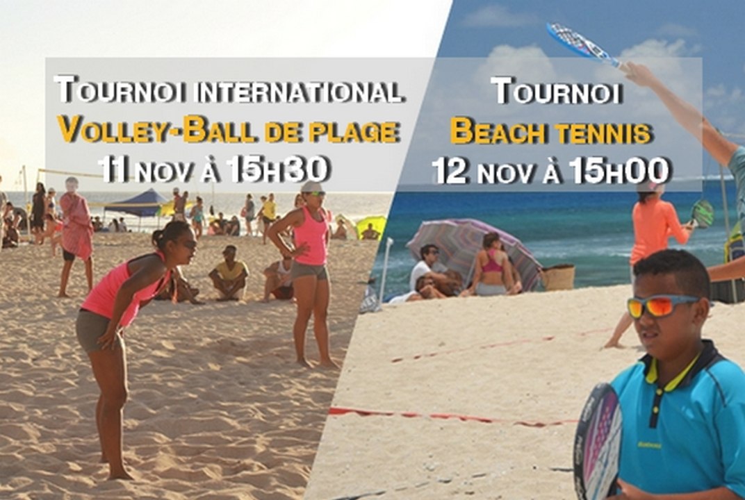 En direct tournois de plage : Volley-Ball et Beach Tennis