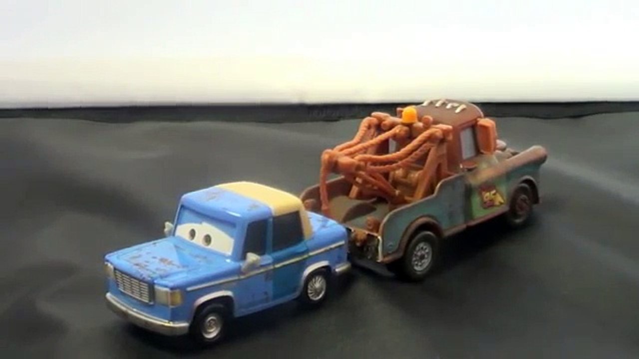 Disney Car Otis Toy Review with Tow Mater Featured in Cars 2 by DisneyCarToys