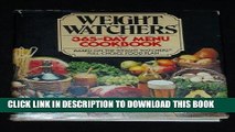 Ebook Weight Watchers 365-Day Menu Cookbook (Based On The Weight Watchers Full-Choice Food Plan)