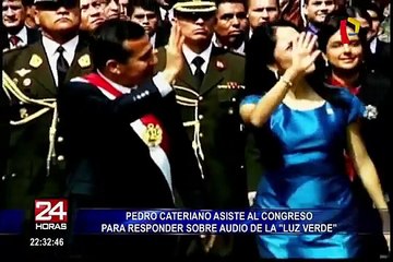 Cateriano asistió al Congreso para responder por audio de la ‘luz verde’