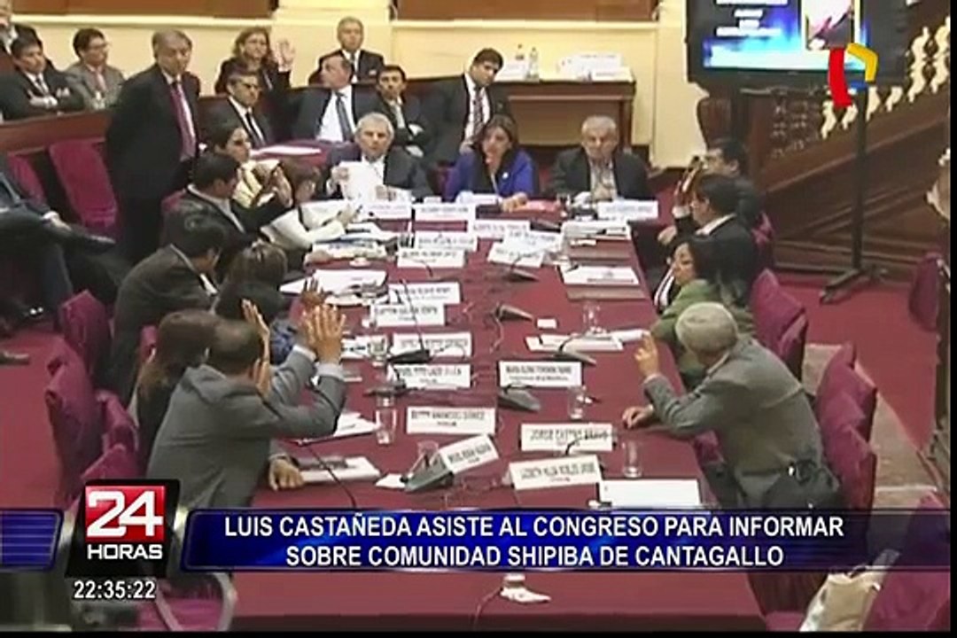 Castañeda acudió al Congreso por caso de comunidad shipiba de Cantagallo
