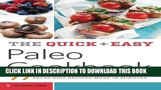 Best Seller Quick   Easy Paleo Cookbook: 77 Paleo Diet Recipes Made in Minutes Free Read