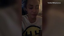 En pleure Miley Cyrus reconnait Donald Trump comme nouveau Président des Etats-Unis