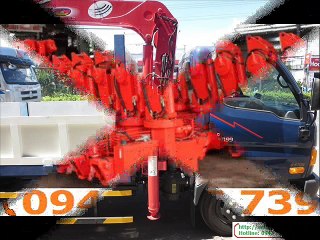 Xe tải hyundai hd99 gắn cẩu 3 tấn unic