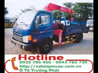 Xe tải cẩu hyundai hd72