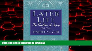 Read book  Later Life: The Realities of Aging online for ipad