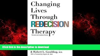 Best books  Changing Lives Through Redecision Therapy online to buy