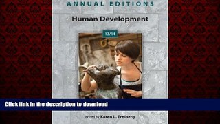 Best book  Annual Editions: Human Development 13/14 online for ipad
