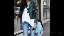 Модные женские кожаные куртки — Тенденции и популярные модели 2017
