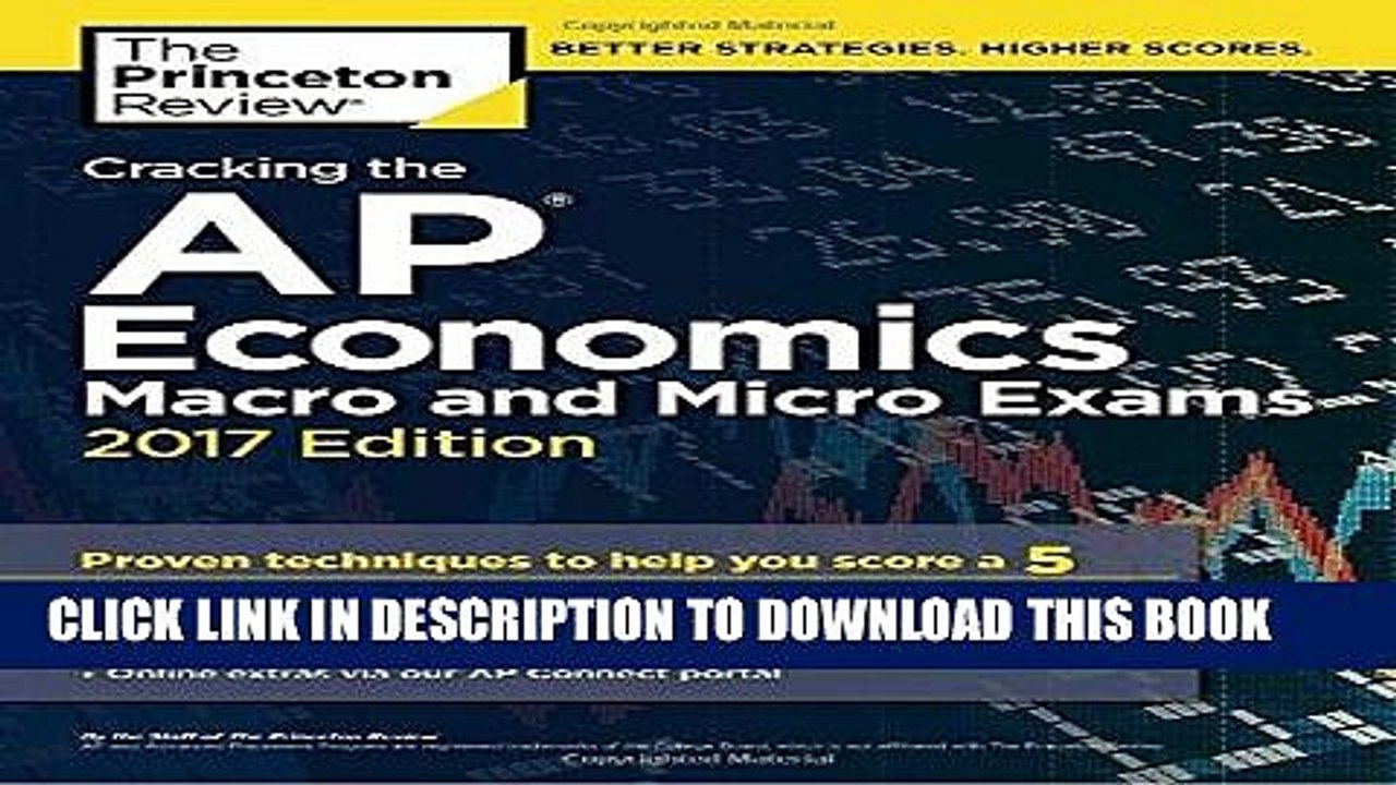 [PDF] FREE Cracking the AP Economics Macro   Micro Exams, 2017 Edition: Proven Techniques to Help