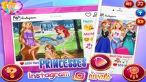 Princesses Instagram Rivals - Disney Princess Rapunzel Ariel and Belle Best Games For Kids