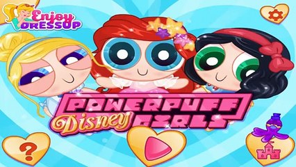 Download Video: Disney Games | Powerpuff Disney Girls l Princess Elsa, Rapunzel, Ariel l Dress Up Game