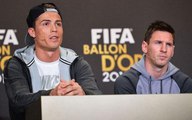 Cristiano Ronaldo tells his son to say hello to Lionel Messi 2015 HD