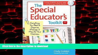 Buy books  The Special Educator s Toolkit: Everything You Need to Organize, Manage, and Monitor