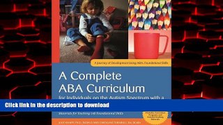 Best books  A Complete ABA Curriculum for Individuals on the Autism Spectrum with a Developmental