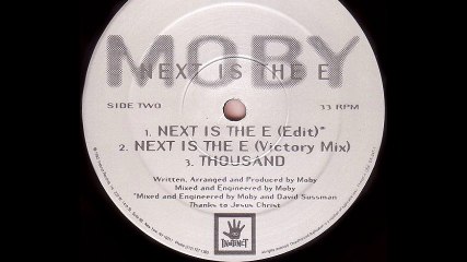 Moby - Next Is The E (Victory Mix) (B2)