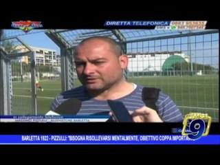 Barletta 1922 | Pizzulli: "Bisogna risollevarsi mentalmente"