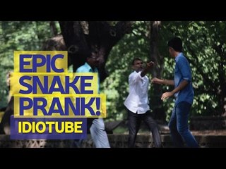 Epic SNAKE Chase Prank Gone Right! (Prank In India) - iDiOTUBE