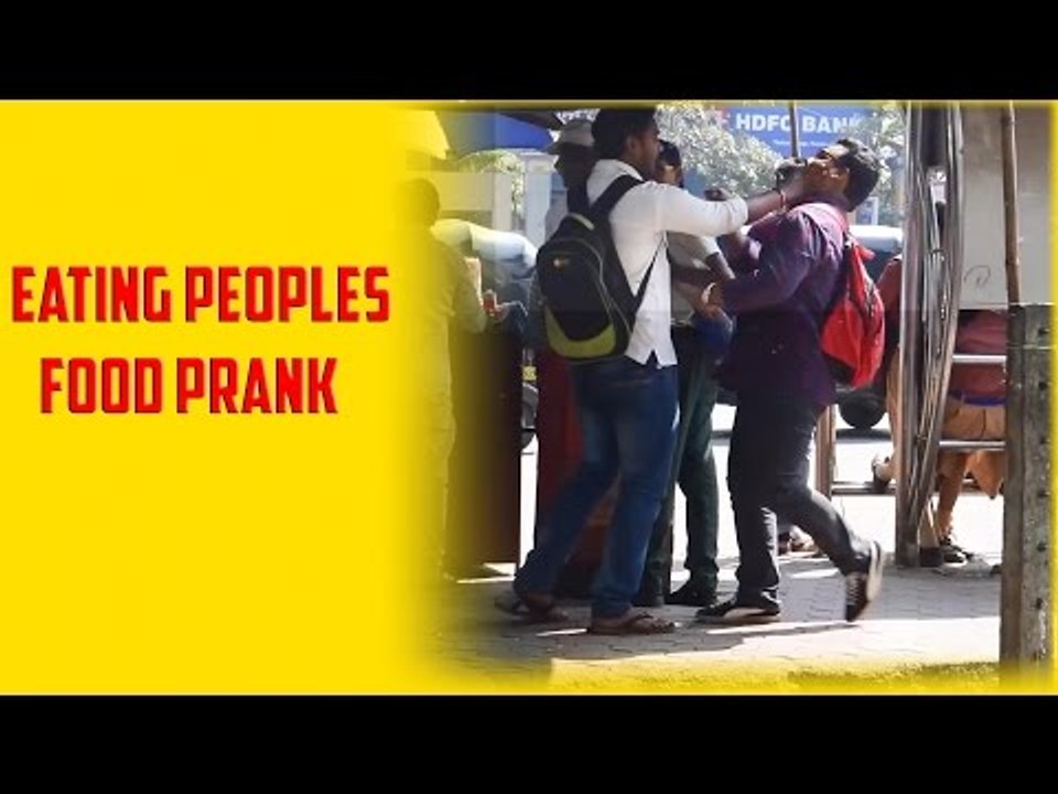 EATING PEOPLES FOOD PRANK In India (fouseyTUBE) - iDiOTUBE