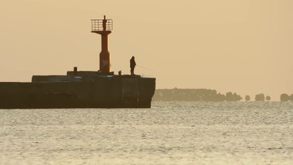 Ноябрьский вечер на море. Лиепая.