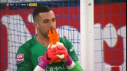 Melbourne City vs Newcastle Jets 2-1  Andrew Nabbout Goal  A-League 10-11-2016 (HD)