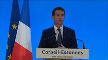 Manuel Valls à Corbeil-Essonnes : 