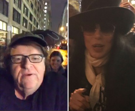 Les images prises par les people lors des manifestations contre Trump