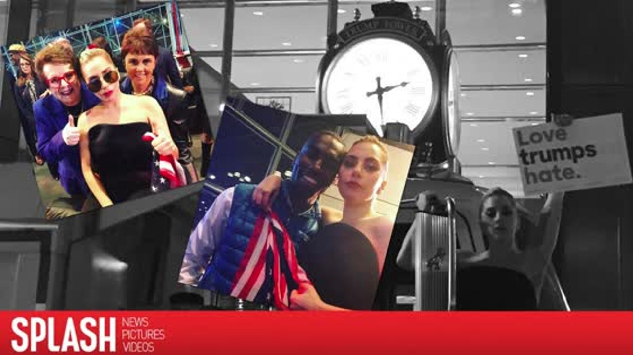 Lady Gaga protestiert gegen Donald Trump