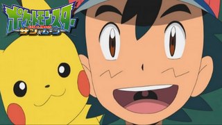 Pokemon Sun & Moon Episode 1 Preview - ASH & LILLIE IN THE ALOLA REGION, CATCHES ROWLET!