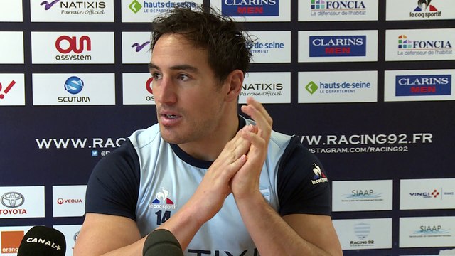 Top 14 Section paloise - Racing 92: conférence d'avant match de Benjamin Dambielle