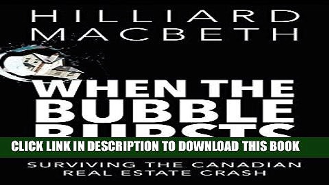 [PDF] When the Bubble Bursts: Surviving the Canadian Real Estate Crash Popular Collection