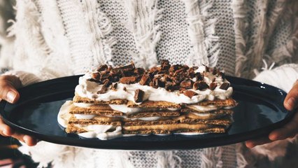 Pumpkin Spice Icebox Cake