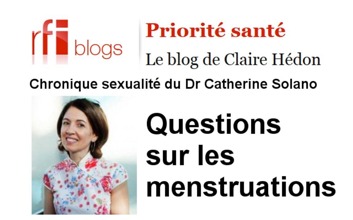 Quelques questions sur les menstruations
