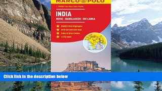 Big Deals  India, Nepal, Bhutan, Bangladesh, Sri Lanka Marco Polo Map (Marco Polo Maps)  Best