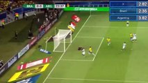 Lucas Biglia Amazing Shot - Brazil vs Argentina 10.11.2016 HD