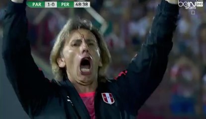 Chris Martin Goal - Paraguay 1-1 Peru - (10/11/2016)
