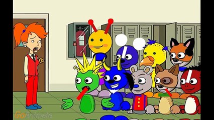 Caillou turns the school into Baby Einstein/ground