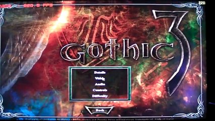 ATI 5850 @1.0GHz Q9550 @4.0GHz GOTHIC 3 1920X1080