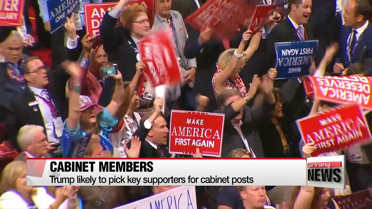 Projections on U.S. President elect Donald Trump's cabinet members