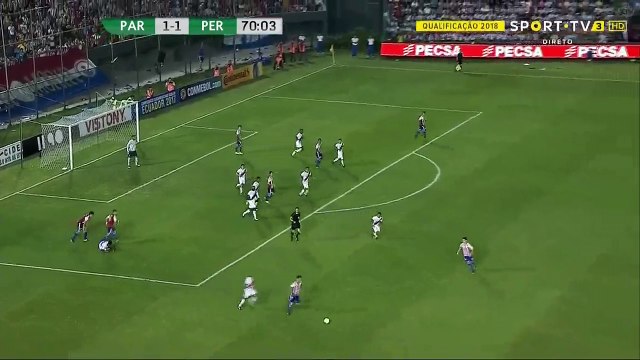 Edison Flores Goal HD - Paraguay 1-2 Peru - WC Qualification 10.11.2016 HD