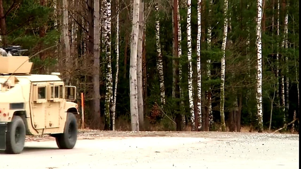 Humvees Shooting With Devastating M2 Browning