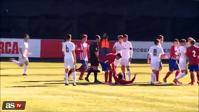 Luca Zidane Gets Red Card For Head-Butting!