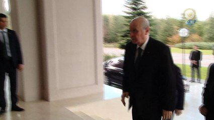 MHP Genel Başkanı Devlet Bahçeli, Çankaya Köşkü'nde