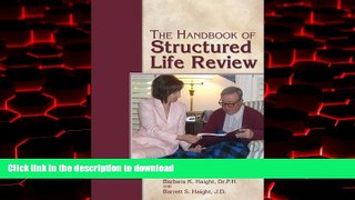 Buy book  The Handbook of Structured Life Review online to buy