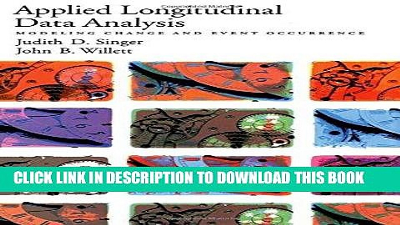 [PDF] Applied Longitudinal Data Analysis: Modeling Change and Event Occurrence Full Online