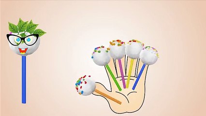 White Cake Pops Finger Family Nursery Rhyme For Kids