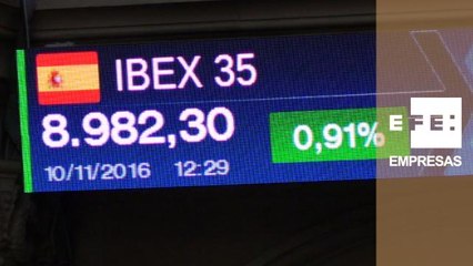 El IBEX 35 pierde los 9.000 puntos pero mantiene las ganancias